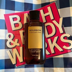 NWT Bath & Body Works Bourbon 3-in-1 shower gel